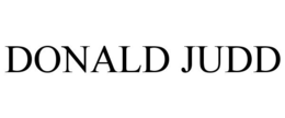 DONALD JUDD