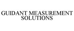GUIDANT MEASUREMENT SOLUTIONS