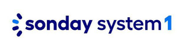 SONDAY SYSTEM 1