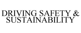 DRIVING SAFETY & SUSTAINABILITY