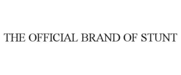 THE OFFICIAL BRAND OF STUNT
