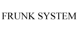 FRUNK SYSTEM