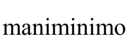 MANIMINIMO