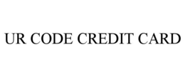 UR CODE CREDIT CARD