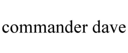 COMMANDER DAVE