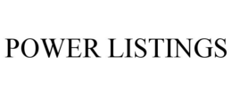 POWER LISTINGS