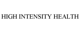 HIGH INTENSITY HEALTH