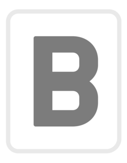 B