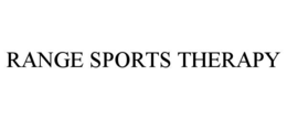 RANGE SPORTS THERAPY