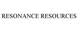 RESONANCE RESOURCES