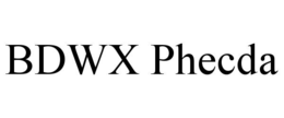 BDWX PHECDA