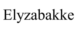 ELYZABAKKE