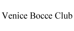 VENICE BOCCE CLUB
